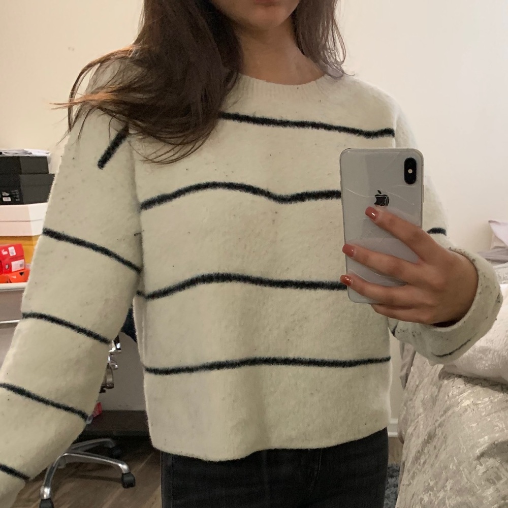 stripped sweater